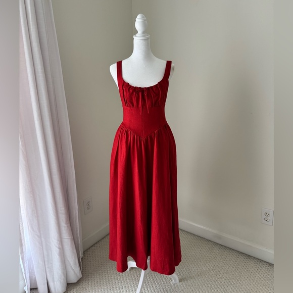 Reformation Balia Linen Dress - Picture 2 of 14